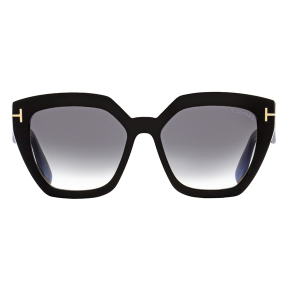 Tom Ford Square Sunglasses TF939 Phoebe 01B Black 56mm FT0939 - Picture 2 of 2